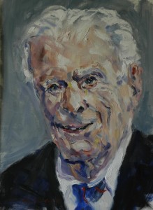 Portrait of WW1 veteran, Harry Patch